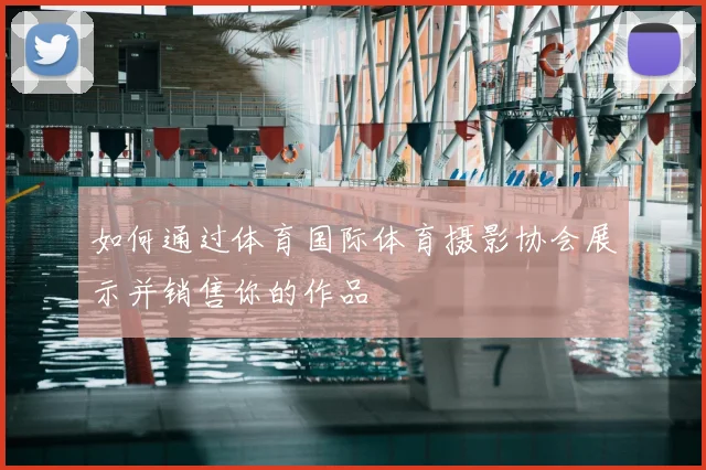 如何通过体育国际体育摄影协会展示并销售你的作品